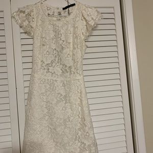 SOLD White Lace Dress